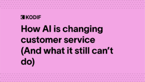 AI in customer service