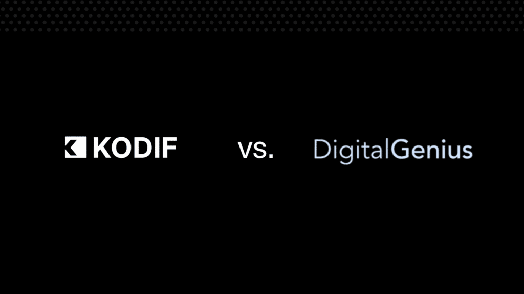 DigitalGenius vs. KODIF