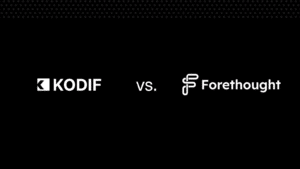 Forethought vs KODIF